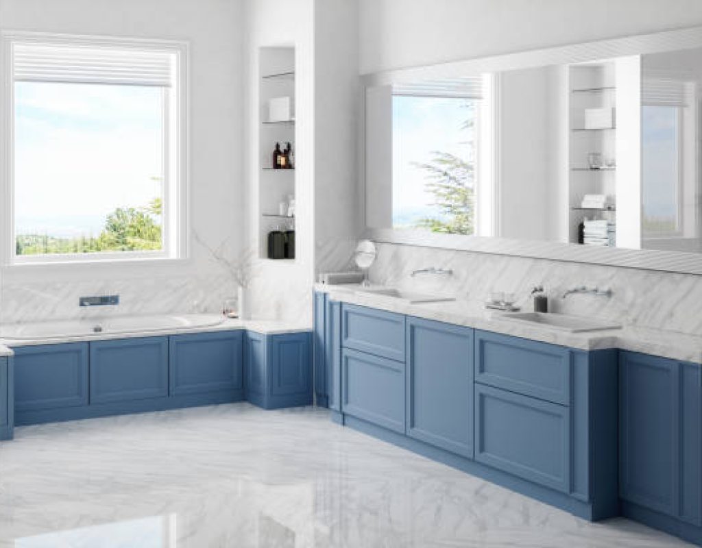 Advantage Construction Services Chicagoland accessible full bathroom remodeling ACS Bathroom Remodeling project in Wheaton, IL